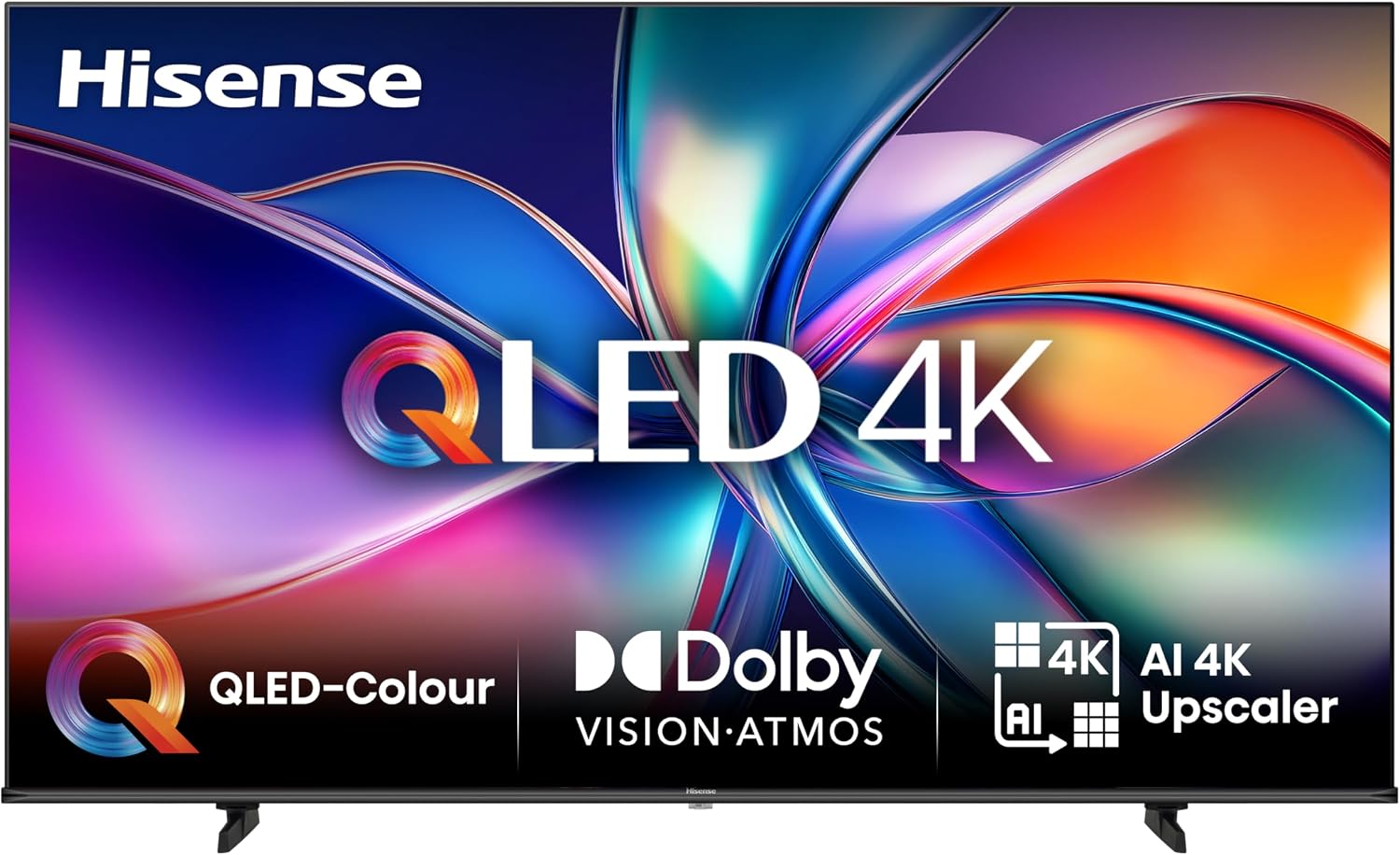 43" LED SMART TV Hisense 43E7Q PRO, QLED 4K UHD, VIDAA OS, Black