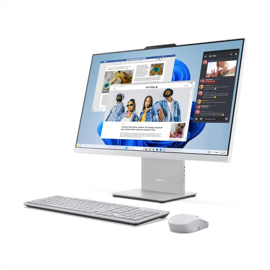 Lenovo AIO IdeaCentre 3 27IRH9 Cloud Grey (27" QHD IPS 350nits Core 7 240H 2.5-5.2GHz, 32GB, 1TB SSD, wireless KB&MS, No OS)