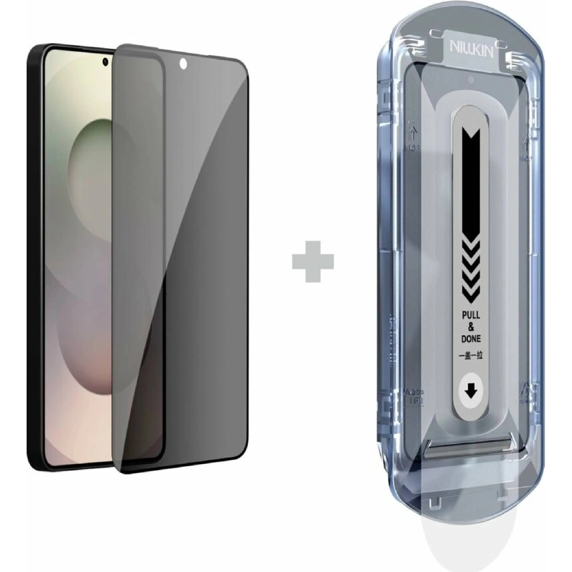 Nillkin SAM. Gal. S26, Guardian (with Applicator), Tempered Glass, Black