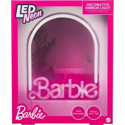 Lampa cu Oglinda Paladone Barbie Wall Mountable LED Neon Mirror PP14619BRVN