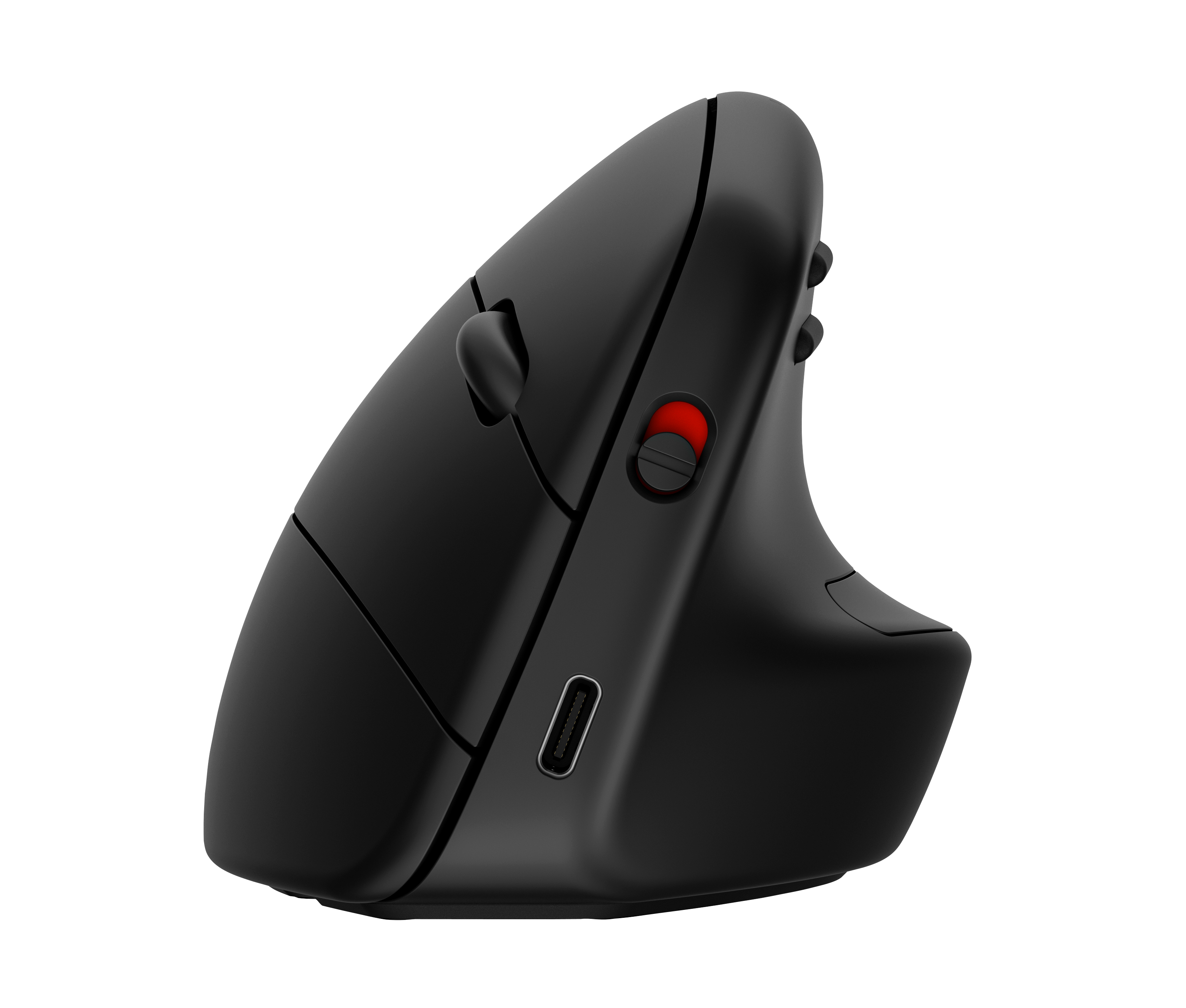 Wireless Mouse HP 920 Ergonomic Vertical, up to 4000 dpi, 6 buttons(5 prog.), Rechargeble, 127g., 2.4GHz/BT, Black