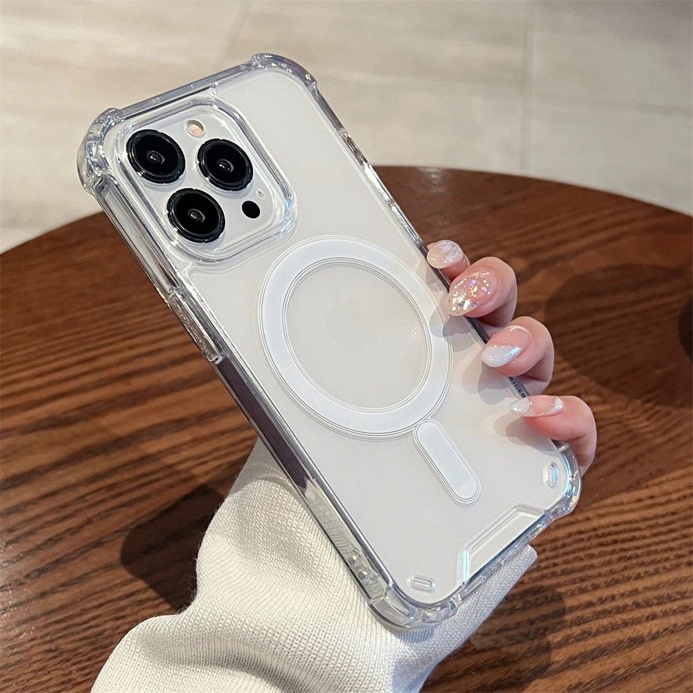 Xcover husa p/u Magsafe iPhone 16 Pro Max, TPU ultra-thin, Transparent