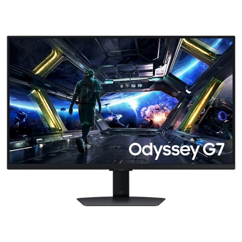 31.5" SAMSUNG Odyssey G7 G70D,Black,IPS,3840x2160,144Hz,FreeSync+GSync,1msGTG,350cd,HDR400,LAN,DP+HDMI+USB,Spkrs,Pivot