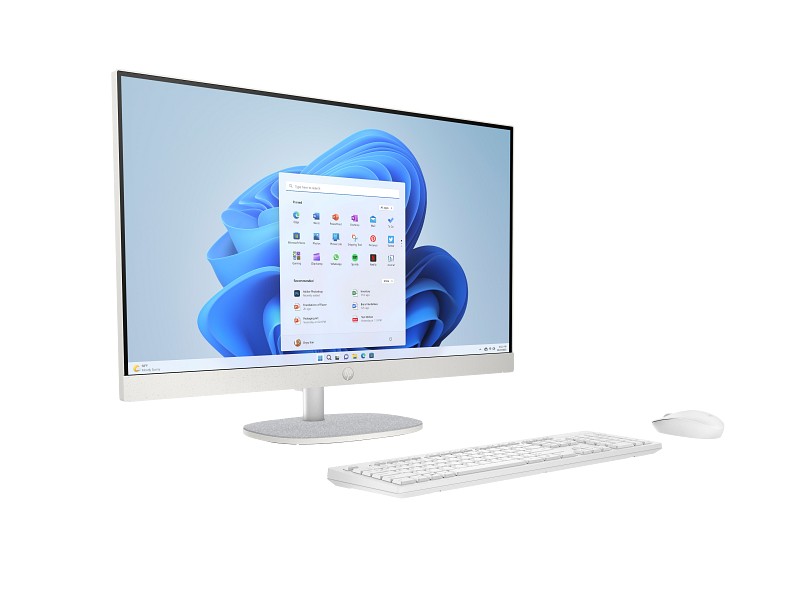 HP AIO 27-cr0085ci White (27" FHD IPS Ryzen 5 7520U 2.8-4.3GHz, 16GB, 512GB, Wireless KB&MS, FreeDOS)