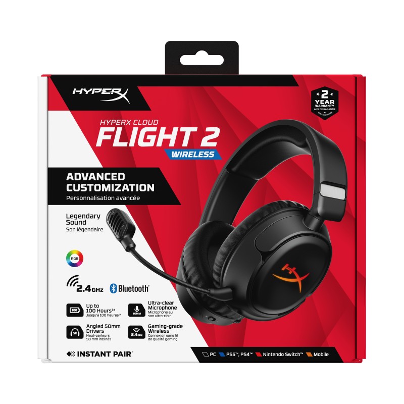 HyperX Cloud Flight 2 WL BK GAM HS