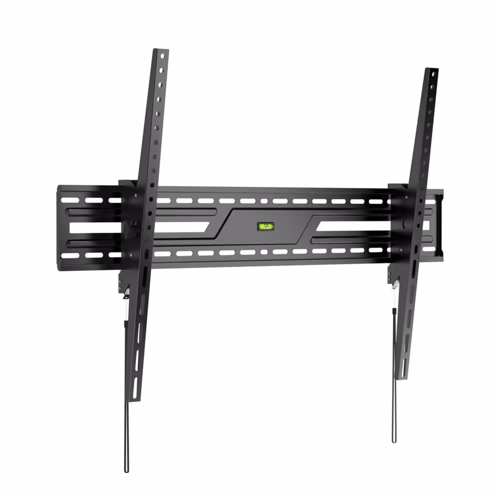 Wall Mount  Gembird "WM-100F-01" Black 43"-100", 75kg, VESA:up 600x400, Wall dist:30mm