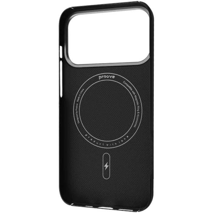 Proove Apple iPhone 17 Pro Max, Carbon Slim with MagSafe ,Glowrise