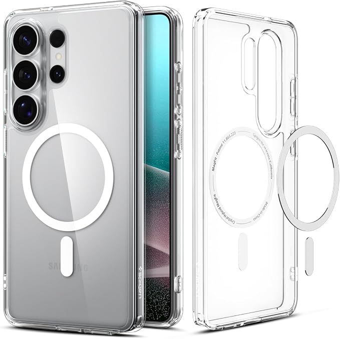 Spigen Samsung S26 Ultra, Ultra Hybrid MAG MagSafe, Clear/White