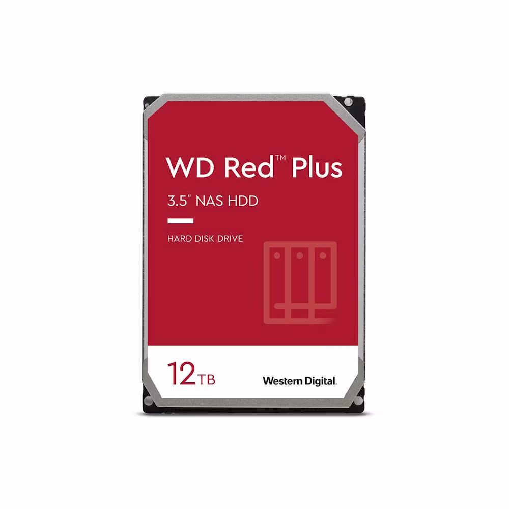 3.5" HDD 12.0TB-SATA-512MB Western Digital  "Red Plus (WD120EFGX)", NAS, 24/7, CMR, 7200rpm, 1.0M (MTBF)