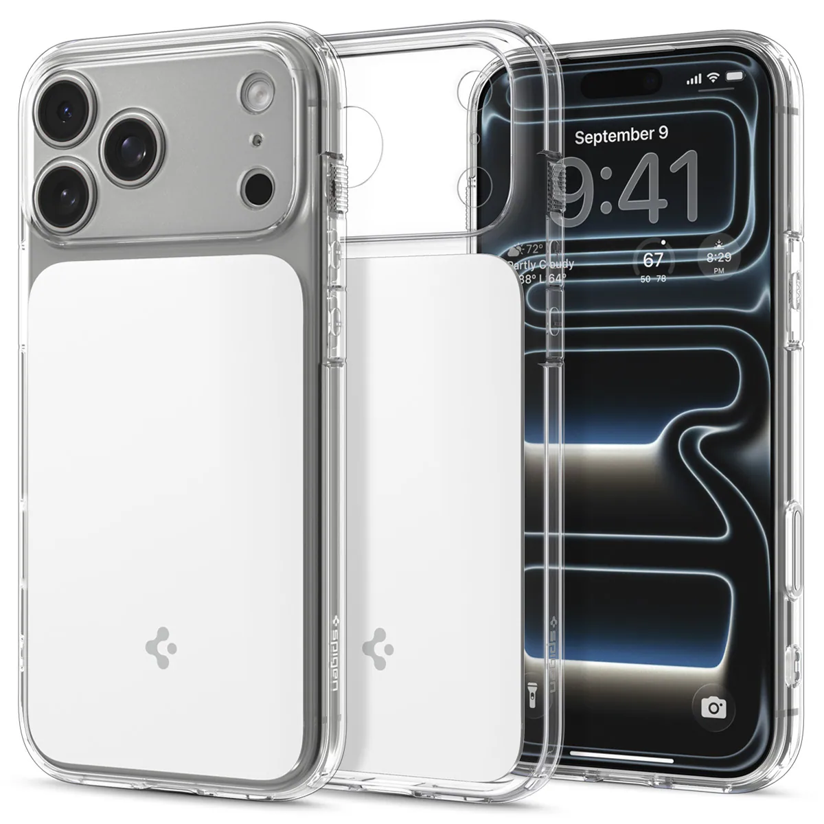 Spigen iPhone 17 Pro Max, Ultra Hybrid "T" Mag Safe, Matte Blue