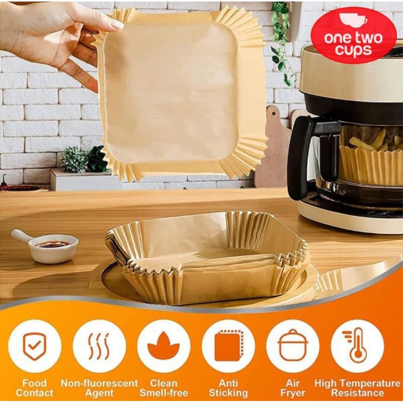 Round Air Fryer Paper 20x20x4.5, 50 pcs