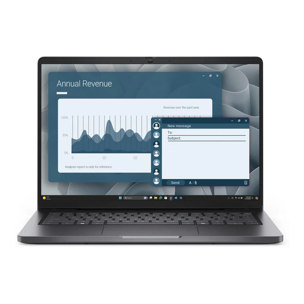 NB Dell 14.0" Dell Pro 14 PC14255 Silver (Ryzen AI 7 350 16Gb 512Gb Win 11)