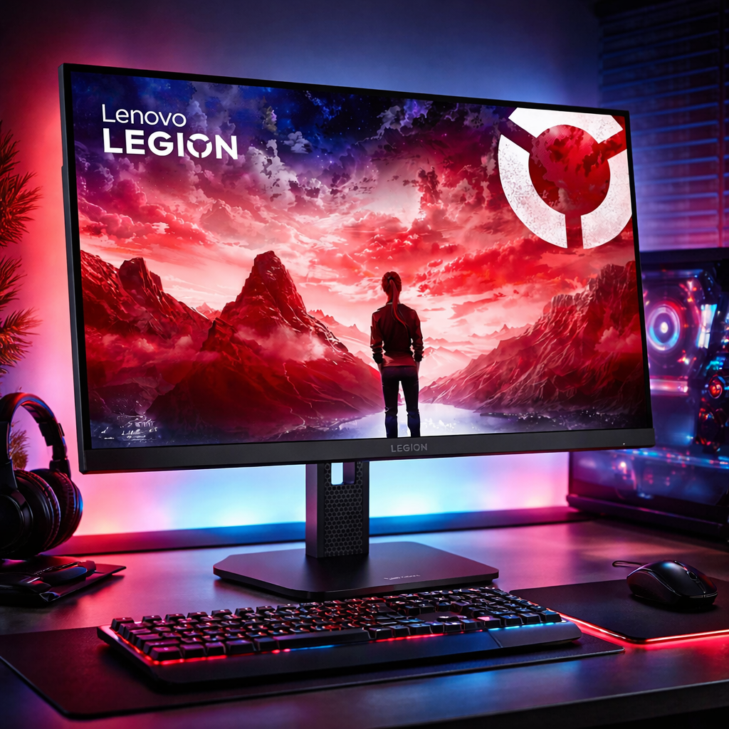 27" LENOVO Legion 27U-10,Black,IPS,3840x2160,4K160Hz/FHD320Hz,G-Sync+FreeSync,0.5msMPRT,300cd,HDR10,DP+HDMI,Pivot