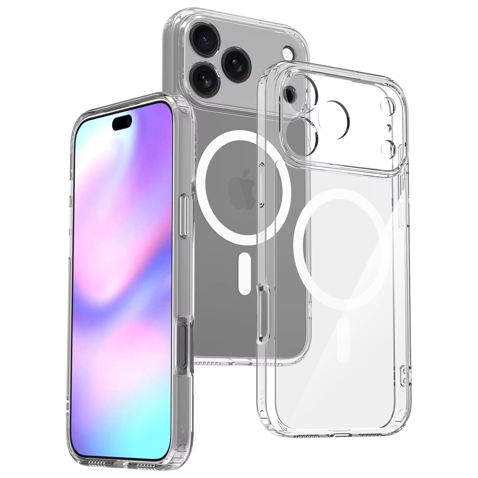 Cellular Apple iPhone 17 Pro, Cube Mag case, Transparent