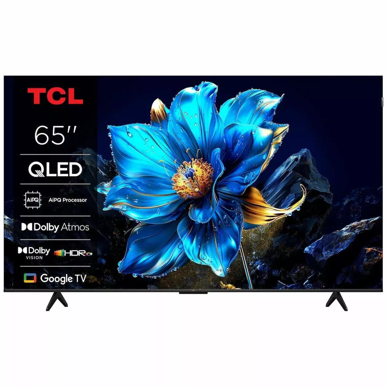 65" LED SMART TV TCL 65P71K, QLED 4K UHD, Google TV, Black