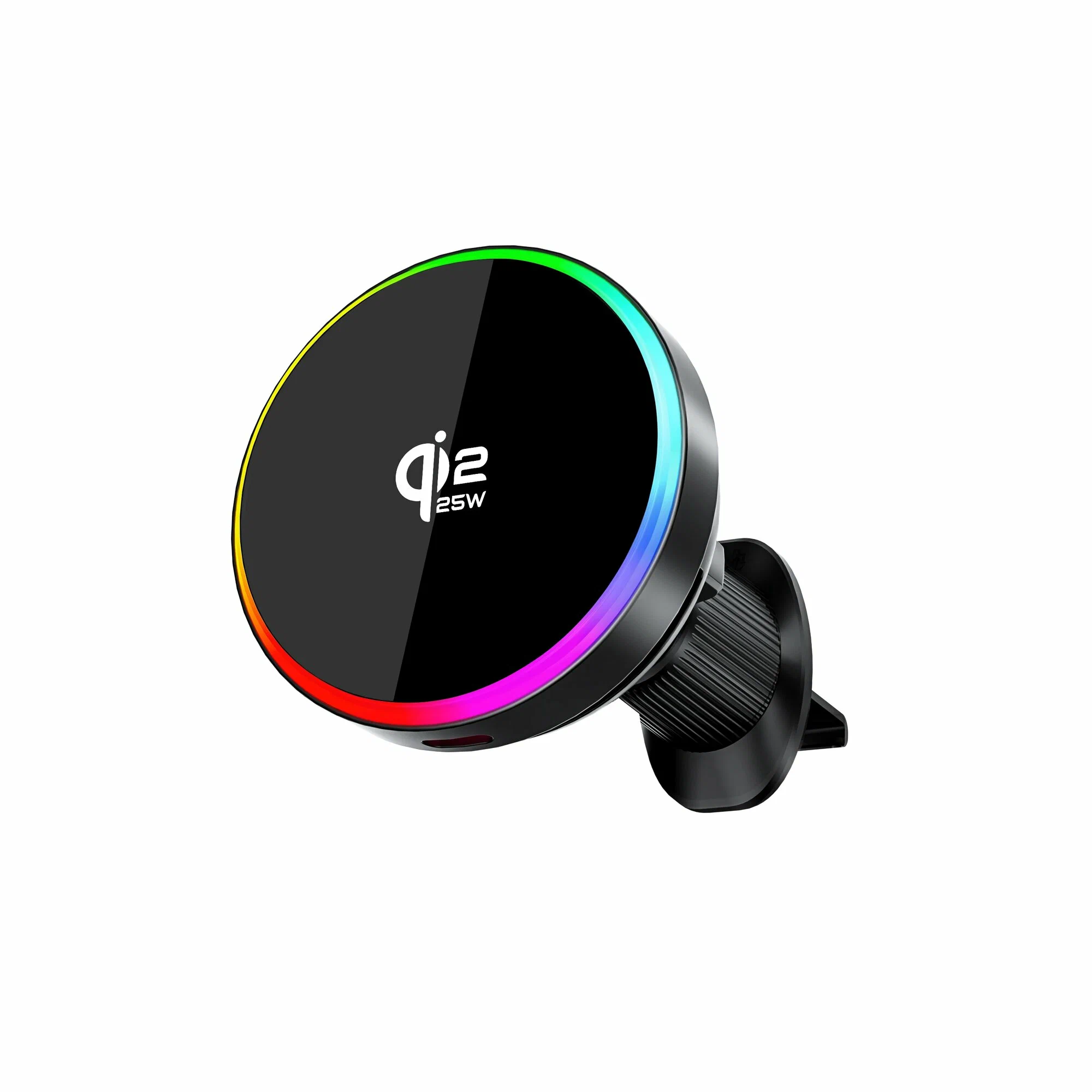 Car Mount With Wireless Charger Proove Jetlock Qi2.2 25W, Black