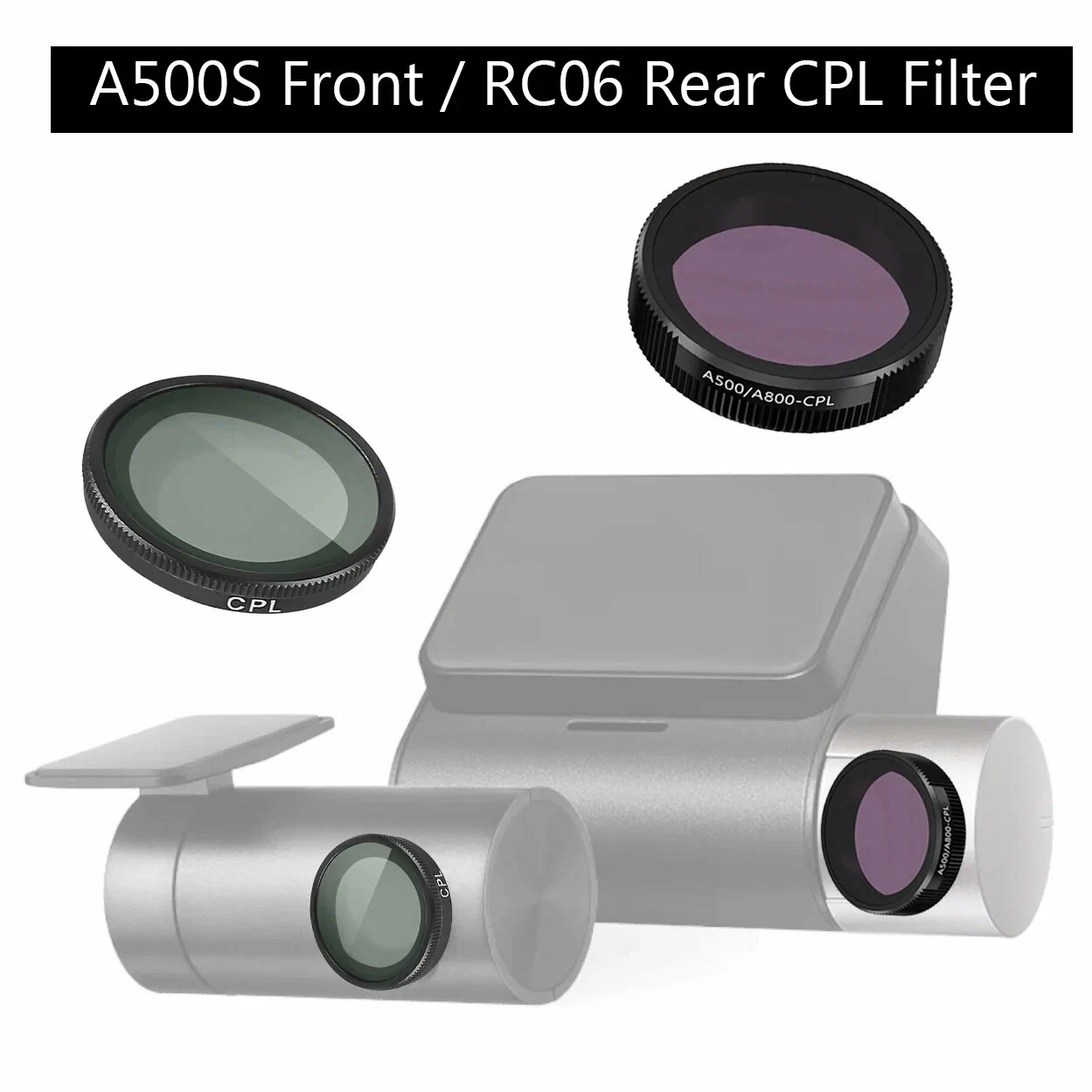 70Mai Dash Cam Accessory E1 CPL Filter (A500S/A510/A410/A800S/A800SE/A200/D08/D10)
