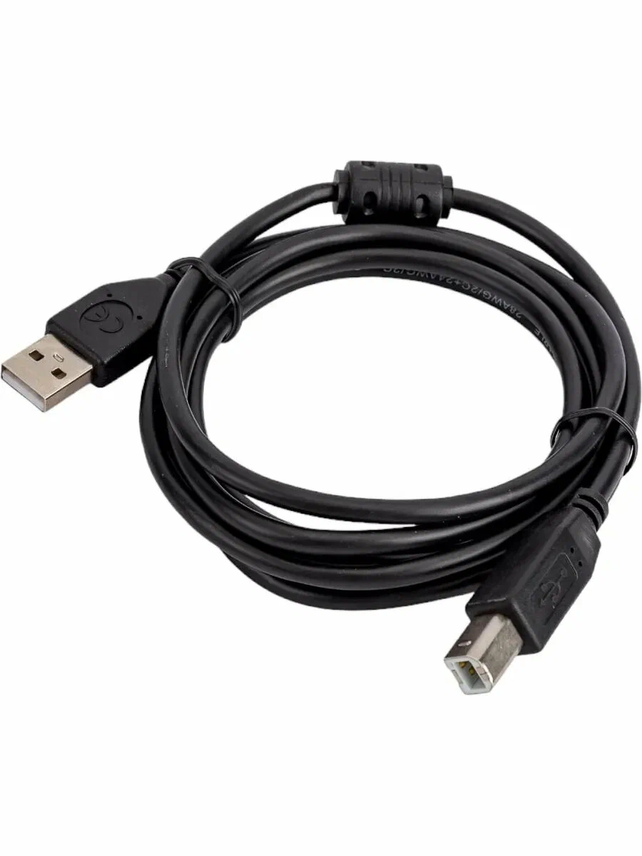 Cable USB, AM/BM,  1.8 m, USB2.0  Premium quality with ferrite core, CCF-USB2-AMBM-6