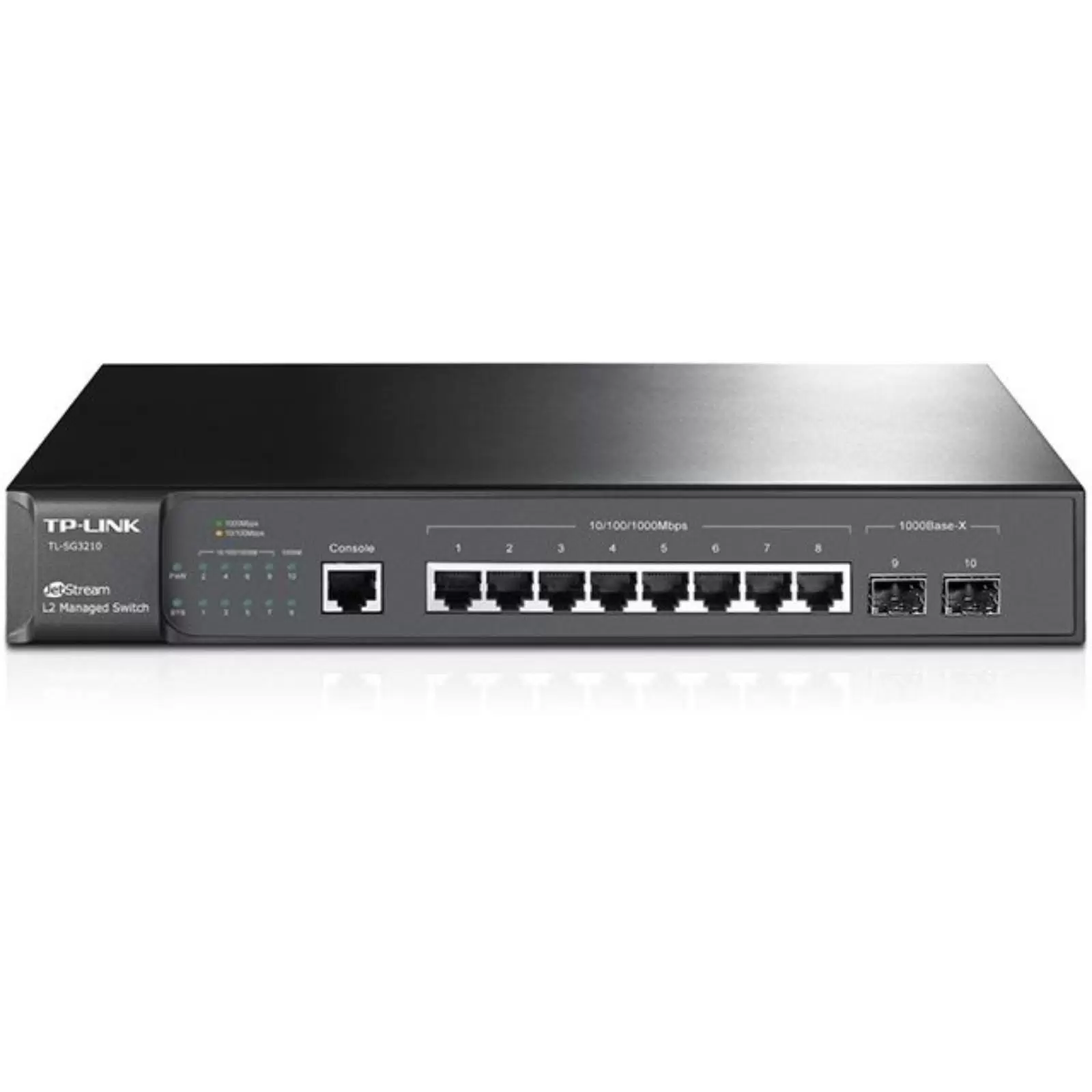 .8-port 10/100/1000Mbps Switch  TP-LINK "SG3210", 2xSFP expansion slot