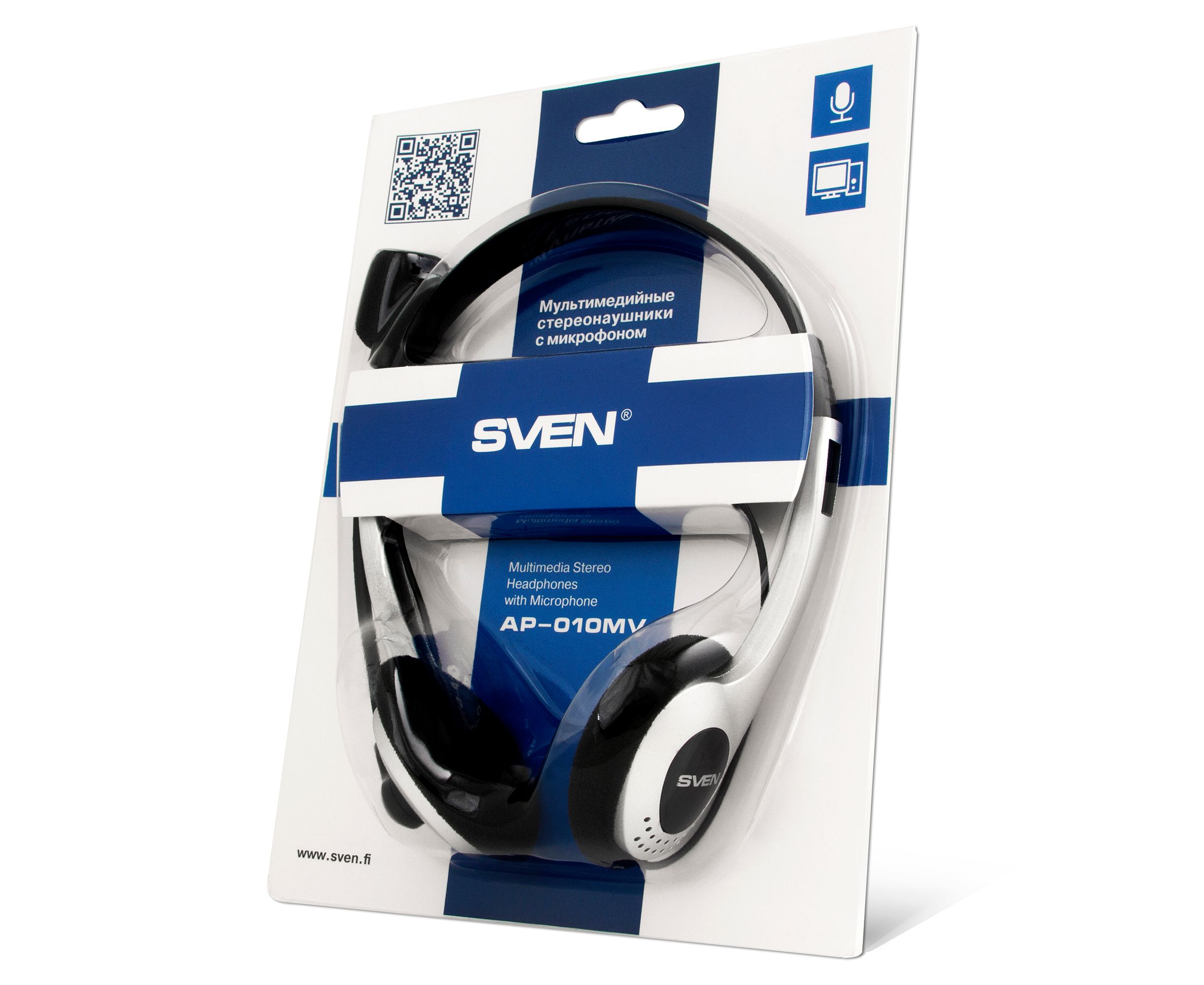 Headset SVEN AP-010MV / GD-010MV with Microphone