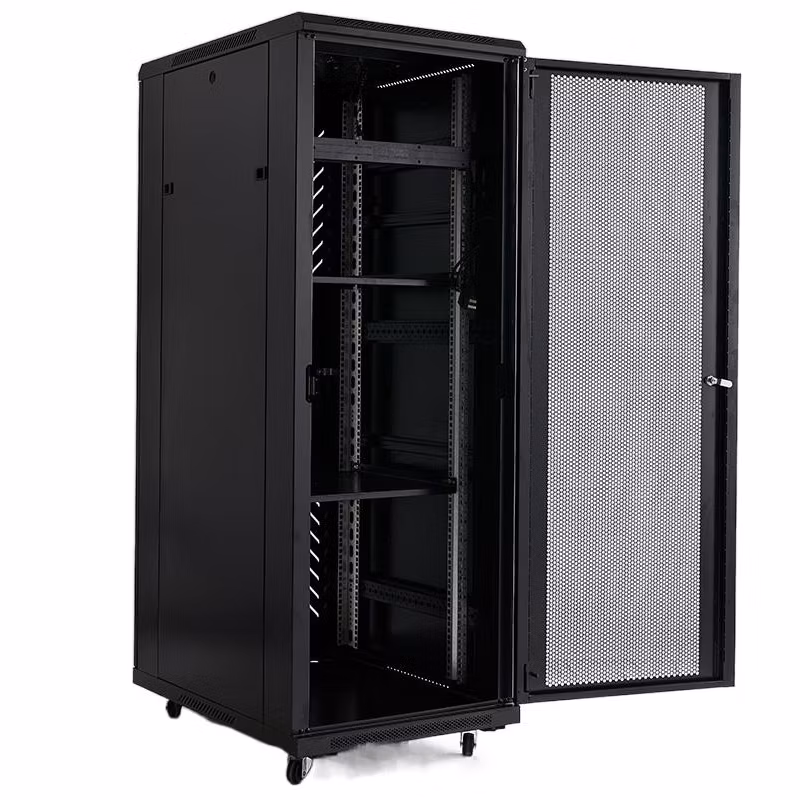 19" 32U Standard Rack Metal Cabinet Glass Door NP6932, 600*960*1600