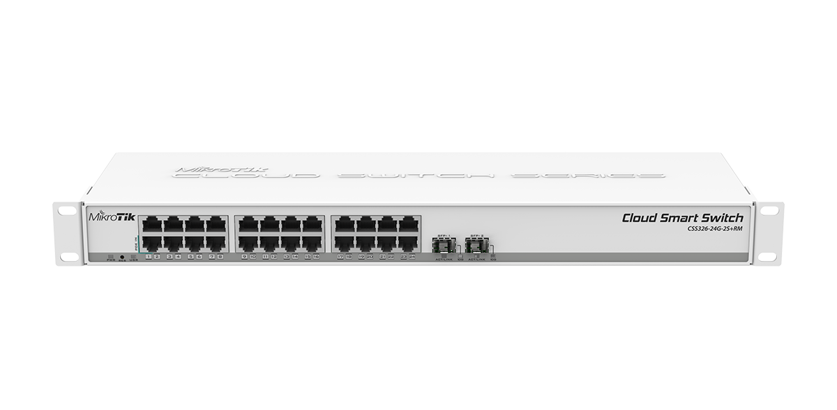 Mikrotik Cloud Smart Switch CSS326-24G-2S+RM