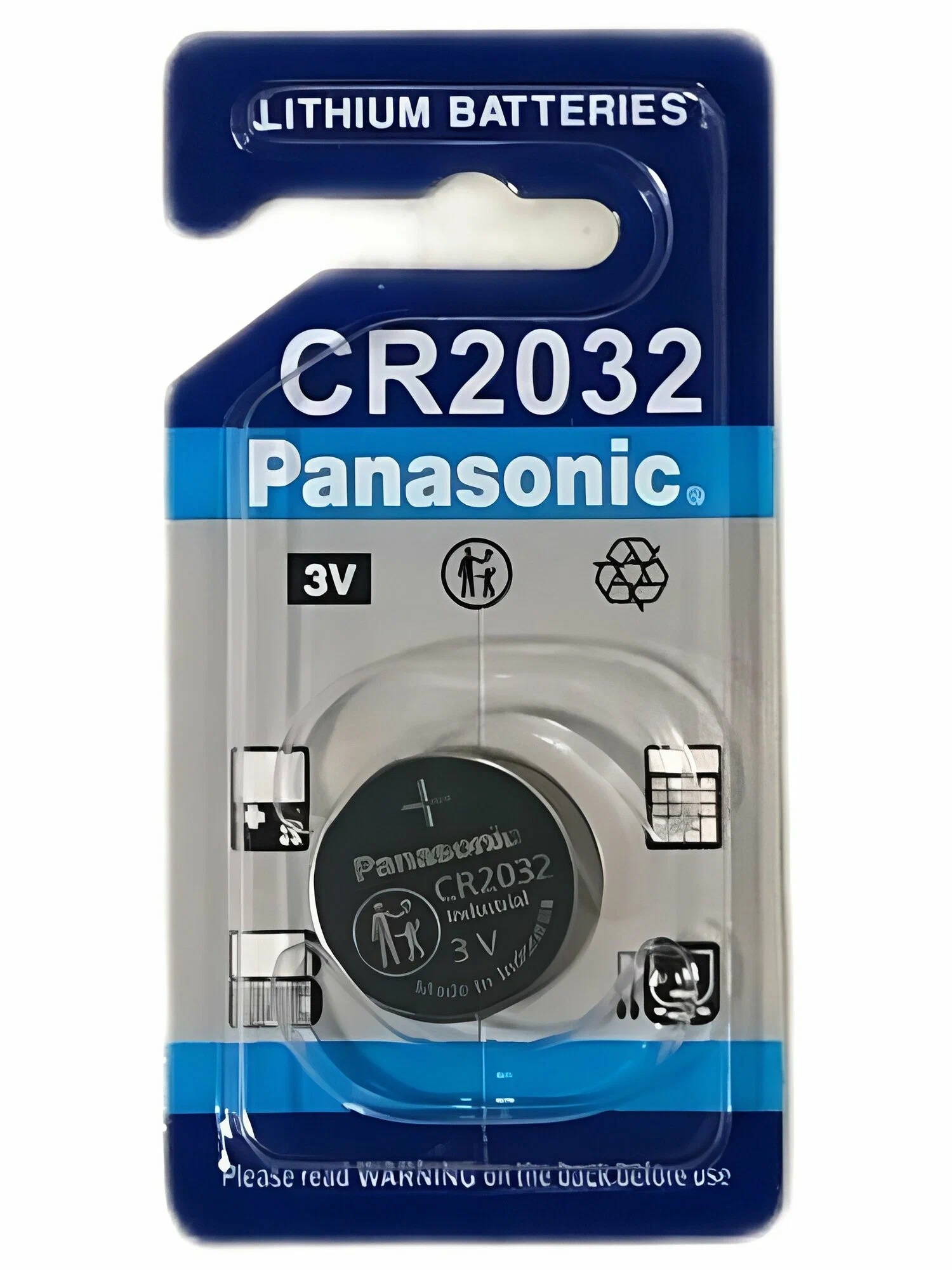 CR2032, Blister*2, Panasonic, CR-2032EL/2B