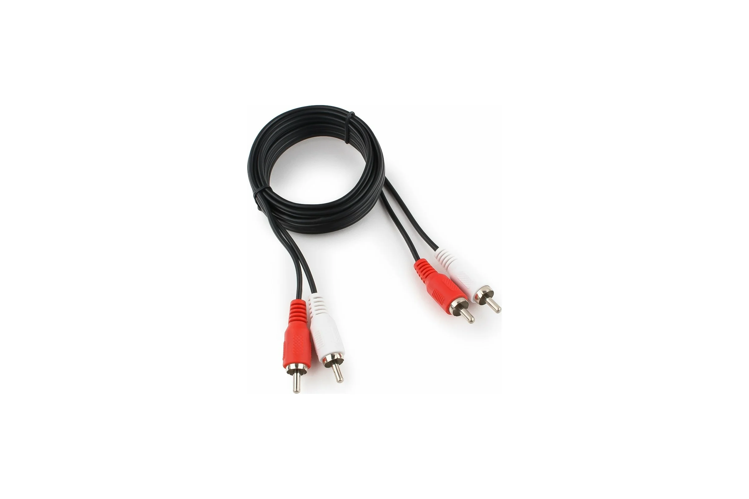 Cable RCA*2 - RCA*2,  1.8m, Cablexpert, CCA-2R2R-6