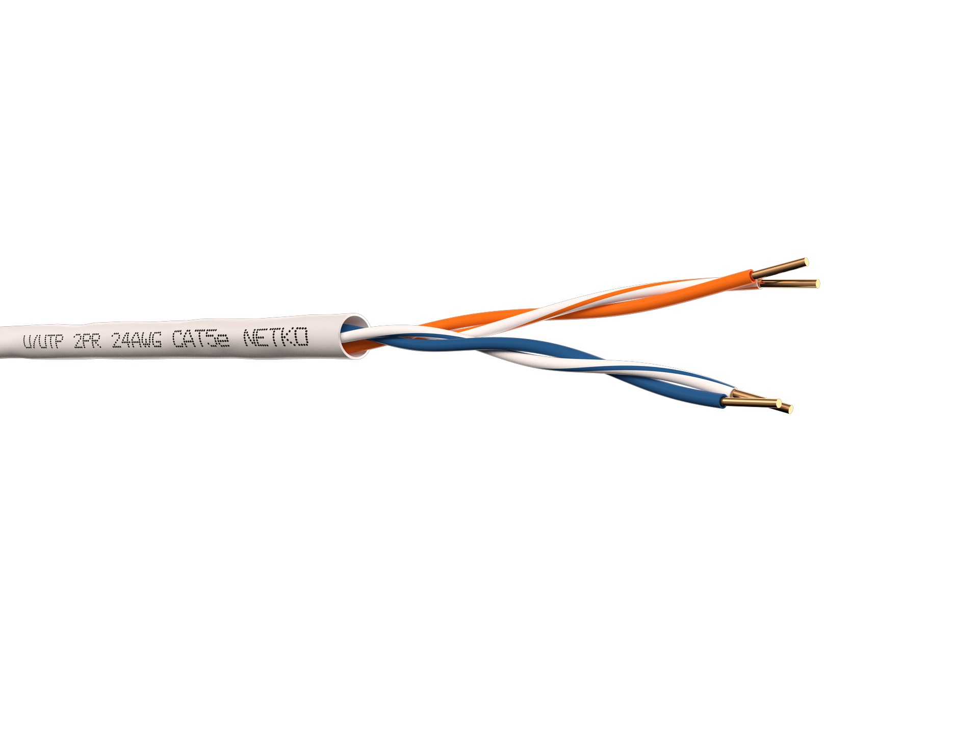 Cable  UTP  Cat.5E, 24awg 4X2X1/0.50, STRANDED, CCA, 305M, APC Electronic