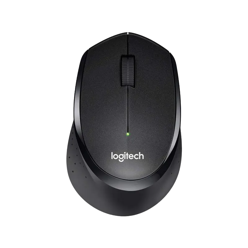 Wireless Mouse Logitech B330 Silent Plus, 1000 dpi, 3 buttons, Ergonomic, 78g., 1xAA, 2,4Ghz, Black