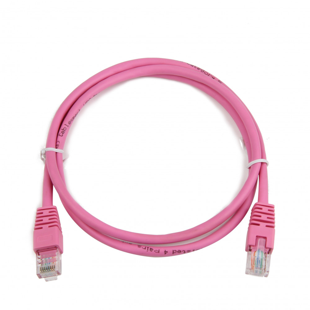 Patch Cord Cat.6/FTP,    1 m, Pink, PP6-1M/RO, Cablexpert